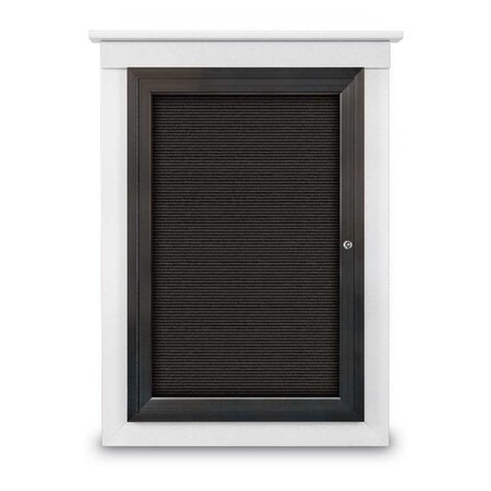 United Visual Products Letterboard, Hdr, 36x24, Black/Green UV9020ACSH3624-BLACK-GREEN